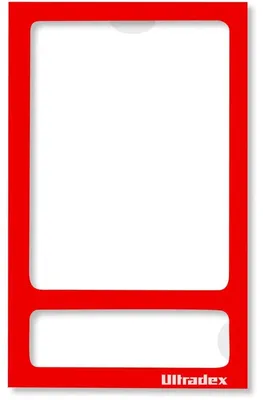 Produktbild von Fototasche magnetisch mit Rückwand 70x113mm rot VE=5 Stück