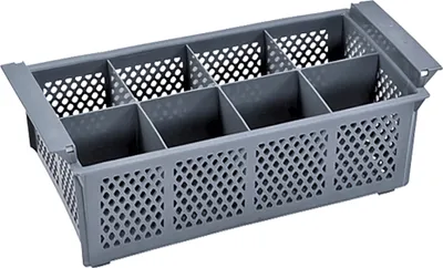 Zdjęcie produktu dla Kosz do zmywarki Gastro 8 przegródek, 42,5 x 20,5 x 15 cm