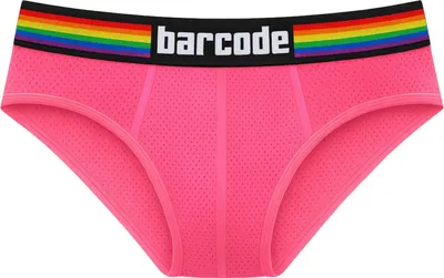 Image de Barcode Berlin - Sous-vêtement Slips Hommes - Pride Brief Neonpink - 1x Taille XXL