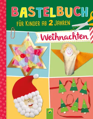 Produktbild von Bastelbuch für Kinder ab 2 Jahren Weihnachten