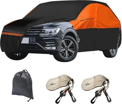 Image de Housse de voiture imperméable pour petites voitures, noire, 2020-2024