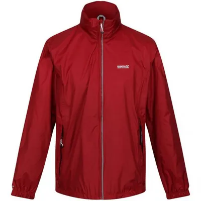Image de Veste de pluie pour hommes Regatta Lyle IV, légère et imperméable, modèle RG3476 (taille S), couleur rouge foncé