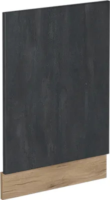 Produktbild von Frontblende Vicco R-Line Schwarz Beton 45 cm ohne Arbeitsplatte, Model 42828