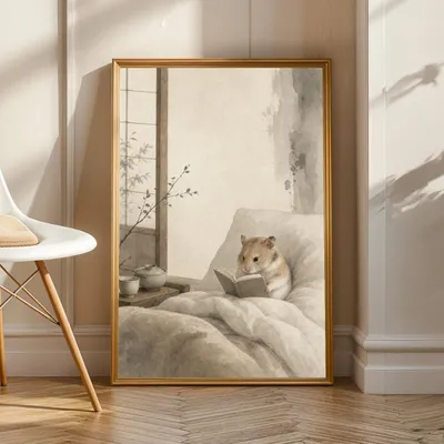 Chinesischer Streifenhamster, Hamsterposter, Produktansicht 1