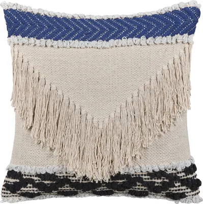 Obrázek produktu pro BELIANI Polštář bavlněný 45 x 45 cm potah s polyesterovou výplní boho styl dekorace