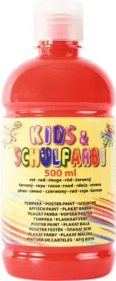 Produktbild von Kindermalfarbe Tempera rot 500 ml