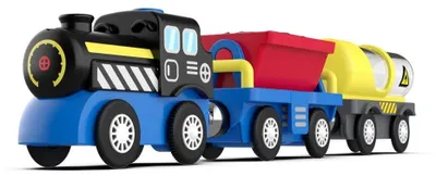 Produktbild von 2Kids Toys: Elektrische Dampflokomotive mit Waggons