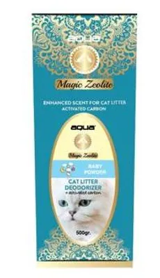 Image de AQUA Magic Zeolite BABY POWDER - déodorant granulé pour la toilette des chats, 500 g