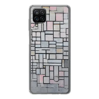 Produktbild von MuchoWow® Handyhülle Schutzhülle Hülle für Samsung Galaxy A12 Komposition 6 - Piet Mondrian Silikon Softcase Handy Hülle - Bild