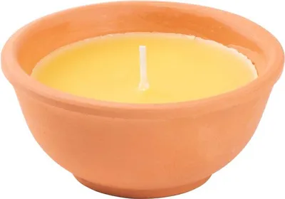 Produktbild von Kerze Citronella, Repellent, Terrakotta, 113 g, 50x110 mm