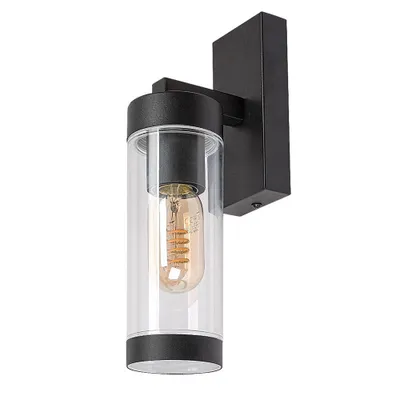 Zdjęcie produktu dla Kinkiet zewnętrzny Kolta czarny 1xE27x12W aluminium wym:29x7,5x12,5cm IP44 Rabalux