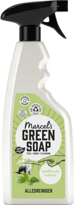 Produktbild von Marcel's Green Soap – Allzweck-Reinigungsspray – Basilikum & Vetivergras – Natürlich & Wirksam – 500 ml - 1 Stück