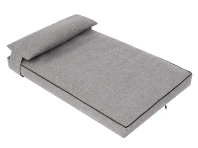 Zdjęcie produktu dla Legowisko dla psa Kanapa dla psa Poduszka dla psa Kosz dla psa Kanapa dla psa Miękkie legowisko dla psa Materac Codura Miejsce do spania Materac XL - 118 x 78 cm Jasnoszary