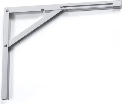 Produktbild von Klappkonsole Profi-Nr.1 L400 Länge: 390 mm / Höhe 300 mm weiß Tragkraft 120 kg (pro Paar)