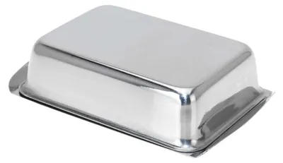 Produktbild von Butterdose Butterschale mit Deckel aus Edelstahl für 250g Butter