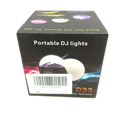 Produktbild von YIKANWEN MiniDiscokugel Licht Stimme Steuerung Party Bühnenbeleuchtung DJ-Spaß