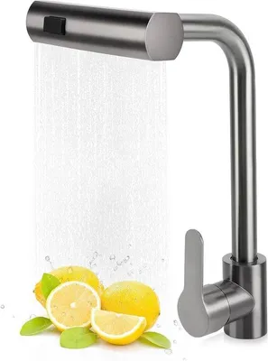 Produktbild von Koperen Keukenkraan mit 3 Wassermodi - Einhandgriff - 360 Grad Drehbar - Universal - Küchenwasserhahn 126-165 Zoll