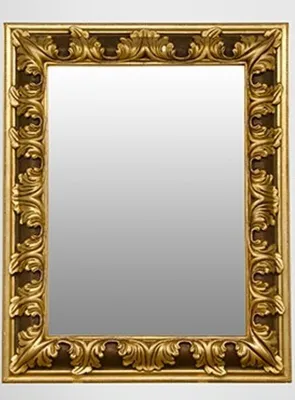 Produktbild von Pompöser Barock Spiegel Rechteckig Gold 157 x 124 cm