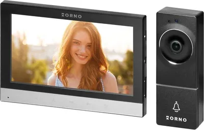 Produktbild von ALERTO Video-Türsprechanlage, 7" Touchscreen, schwarz