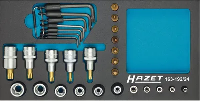 Produktbild von Steckschlüsseleinsatz-Satz TORX 163-192/24, Größe 1/3 (24-teilig)