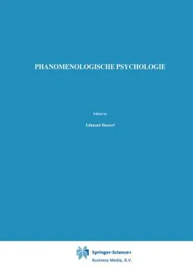 Produktbild von Phänomenologische Psychologie