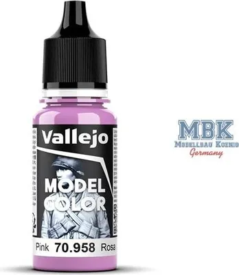 Productafbeelding van Vallejo 70.958, 17 ml, Roze, Mat, Fles