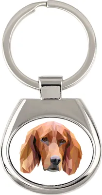 Zdjęcie produktu dla Angielski setter, klucz samochodowy w kształcie psa rasy angielski setter, z możliwością umieszczenia zdjęcia i napisu "Art-Dog"