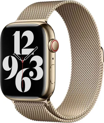 Productafbeelding van Apple Milanese Loop Band voor de Apple Watch | 44/45/46/49 mm - Goud