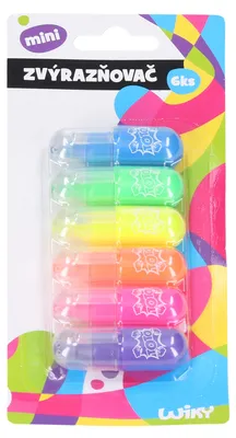 Obrázek produktu pro Zvýrazňovač mini sada 6 ks