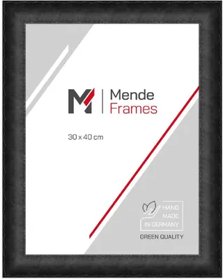 Produktbild von MendeFrames H620 Holzrahmen Antik schwarz 70x70 cm Museumsglas
