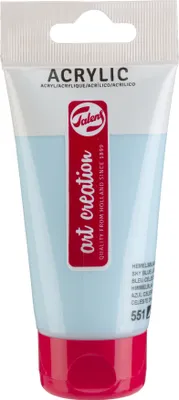 Immagine prodotto di TALENS Art Creation - Vernice acrilica TAC 551 Hemelblauw Tubo chiaro 75ml | Tubo A 75 millilitri