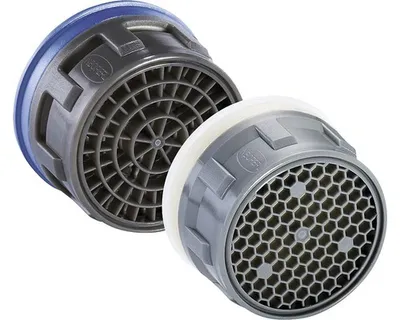 Produktbild von BLANCO Strahlreglerset mit Klar- und Perlstrahlregler für Hochdruck-Armaturen  trans. grau