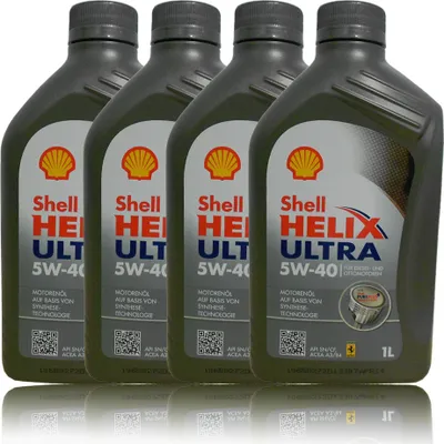 Produktbild von Shell Helix Ultra 5W-40 4 x1 Liter