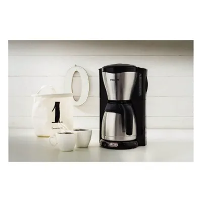 Obrázok produktu pre Philips Café Gaia Collection HD7546/20, Kávovar, 1,2 L, Mletá káva, 1000 W, Čierna