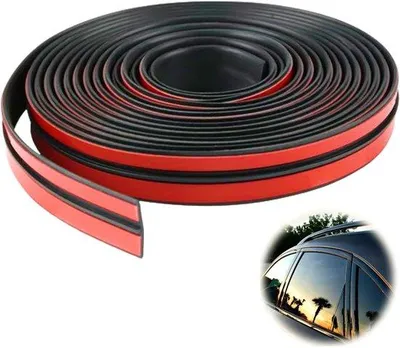 Productafbeelding van Rubberen Afdichting voor Voorruit - Zelfklevende Autoafdichting 4m x 19mm