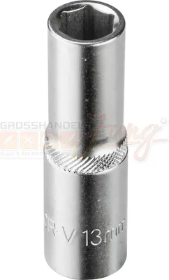 Produktbild von Stecknuss Sechskant 13mm 6 Kant 1/2" lang (CR-V)