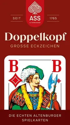 Produktbild von Doppelkopf große Eckzeichen französisches Bild