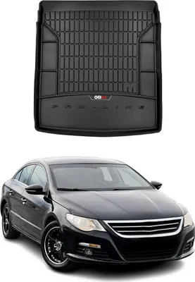 Imagen del producto de Bandeja de goma para el maletero OMAC, compatible con VW Passat CC Fastback de 2012 a 2016, fabricada en TPE