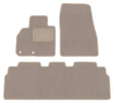 Productafbeelding van Velours automatten voor Renault Espace vanaf 2015 – 3-delig, beige, op maat – Wielganizator LUX
