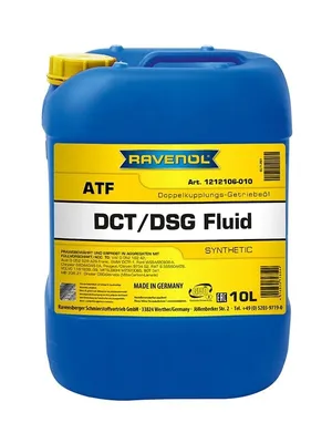 Produktbild von RAVENOL Für DCT/DSG Automatikgetriebeöl 10L 1212106-010-01-999 für VW Golf VII Schrägheck (5G1, BQ1, BE1, BE2) Golf IV Schrägheck (1J1) GOLF VI (5K1)
