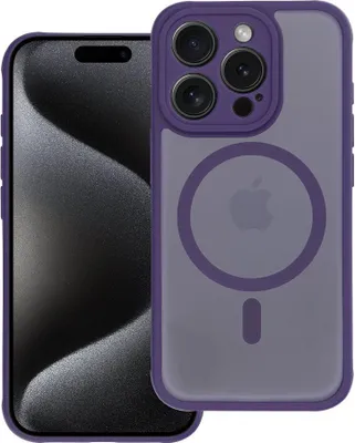 Obrázok produktu pre Puzdro vhodné pre iPhone 12 Full Matte Mag Cover, kompatibilné s MagSafe, fialové