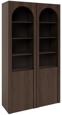 Produktbild von Selsey Arkadia - Vitrine 2-türig, Eichenholzoptik, 100 cm