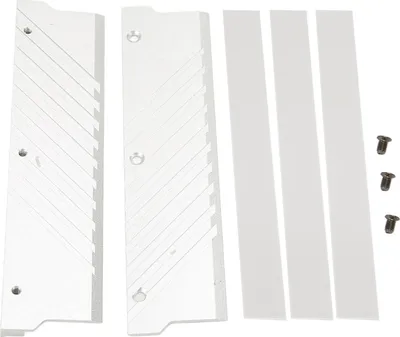 Zdjęcie produktu dla Radiator pamięci RAM MEO PMOAB G ze stopu aluminium Chłodnica pamięci RAM DDR5 Radiator do komputerowego systemu chłodzenia wodą Srebrny