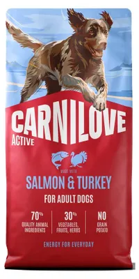 Produktbild von CARNILOVE Active Salmon & Turkey - trockenfutter für Hunde - 12kg