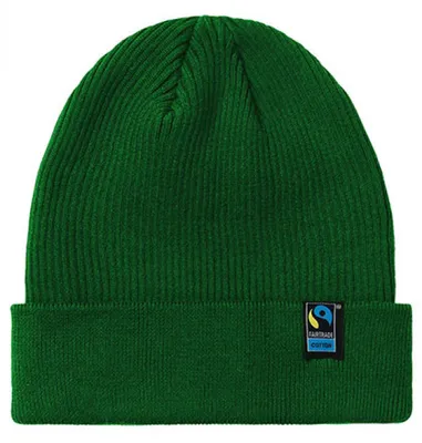 Image de Neutral O93056 | Bonnet Mixed Knit - 100 % Coton peigné - Couleur : Bottle Green - Taille : One Size