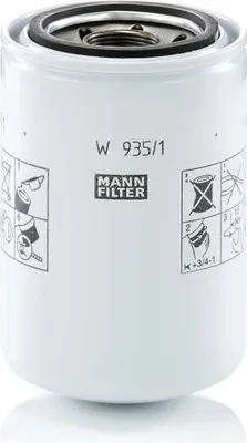 Immagine prodotto di Filtro, Arbeitshydraulik MANN-FILTER W 935/1