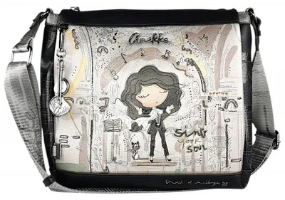 Immagine prodotto di Anekke Bolso Bandolera Damenaccessoires Tasche Grau Freizeit
