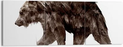 Produktbild von Bild auf Leinwand - Leinwandbild - Tier Abstraktion - 150x50cm - Wand Bild - Wanddeko - Wandbilder - Leinwanddruck - Bilder - Kunstdruck - Wanddekoration - Leinwand bilder - Wandkunst - CA150x50-3975