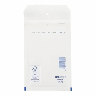 Produktbild von 100x AROFOL CLASSIC Luftpolstertasche  2/B-12W 120x215mm für C6 weiß