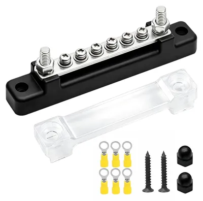 6-poliges Sammelschienen-Verteilerblock 48 V 150 A